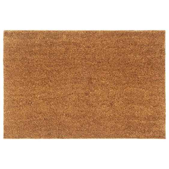 vidaXL Tapetes porta 2 pcs 40x60 cm fibra de coco tufada natural